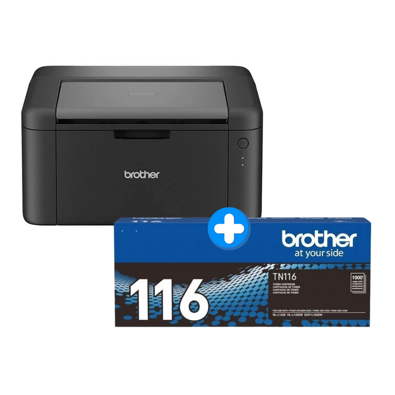 Impressora Brother HL-L1222 + TN-116 (Grátis) - Impressorajato